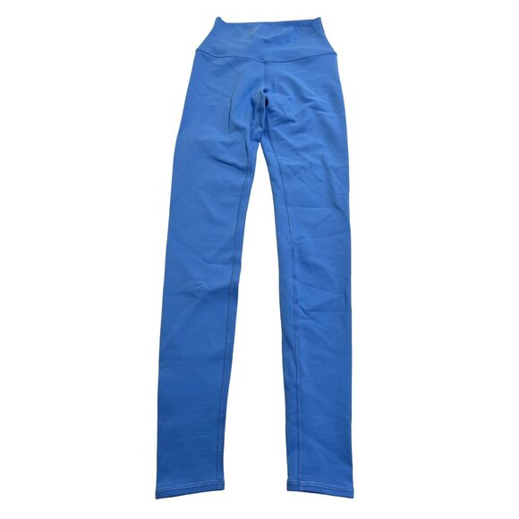 ALO Yoga High-Waist Airbrush Legging in Crystal Clear Blue